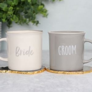 Wholesale Bride and Groom Mug Set